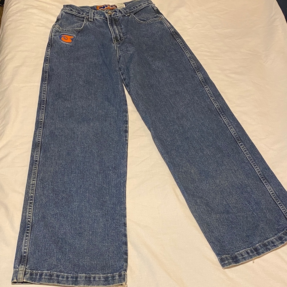 Vintage 1990 JNCO 1031 Girlie Stuff Jeans 22” bottom opening Size 7 - Picture 9 of 17